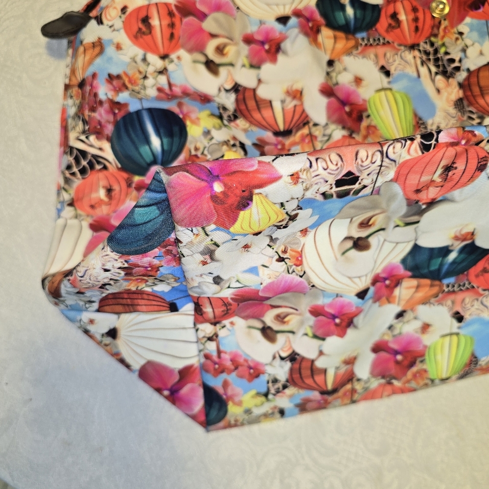 Limited Edition Mary Katrantzou By Longchamp Folding Handbag - Picture 9 of 11